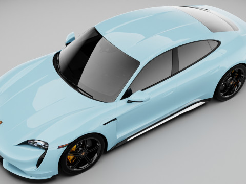 Porsche Taycan 2020 3D मॉडल