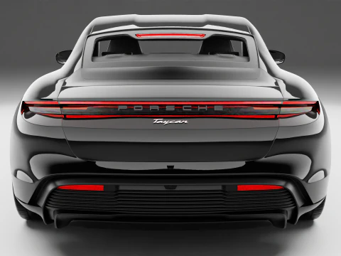 Porsche Taycan 2020 3D Model