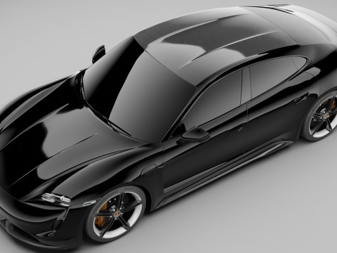 Porsche Taycan 2020 3D मॉडल