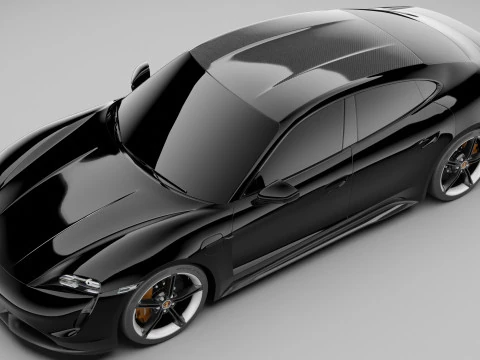 Porsche Taycan 2020 3D Model
