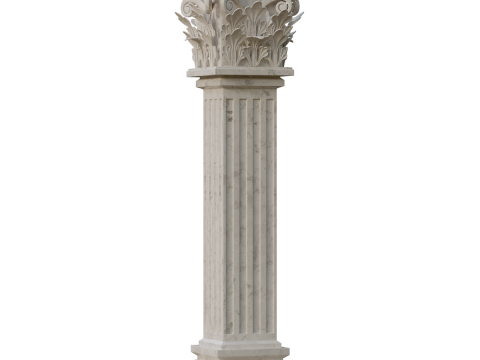 Corinthian Column 3Dモデル