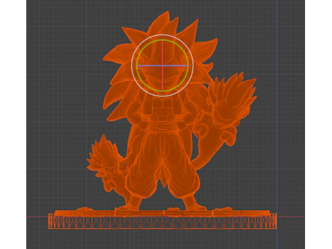 Gotenks SS3 by Pero86 3D Print Model