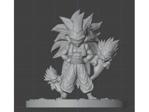 Gotenks SS3 by Pero86 Modelo de impresión 3D