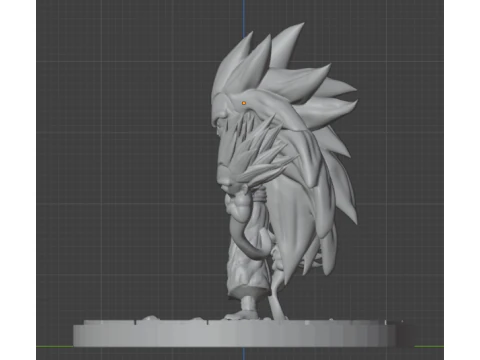 Gotenks SS3 by Pero86 3D Print Model