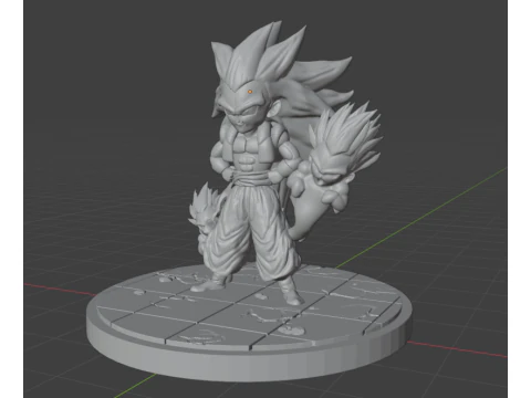 Gotenks SS3 by Pero86 3D Print Model