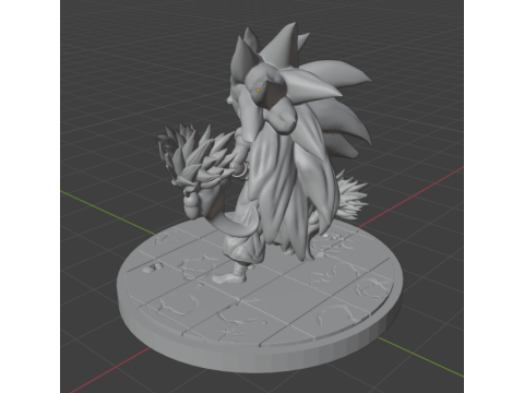 Gotenks SS3 by Pero86 Modelo de impresión 3D