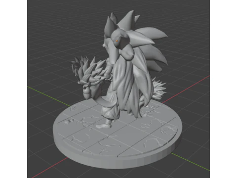 Gotenks SS3 by Pero86 3D Print Model