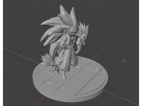 Gotenks SS3 by Pero86 Modelo de impresión 3D