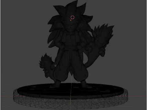 Gotenks SS3 by Pero86 3D Print Model