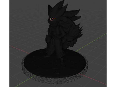 Gotenks SS3 by Pero86 3D Print Model