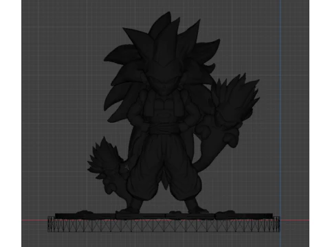 Gotenks SS3 by Pero86 3D Print Model