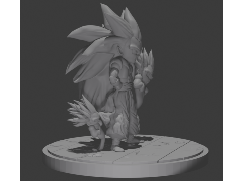 Gotenks SS3 by Pero86 Modelo de impresión 3D