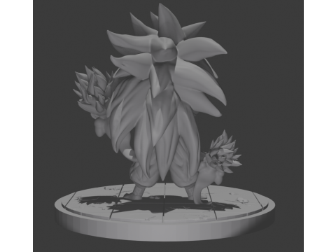 Gotenks SS3 by Pero86 Modelo de impresión 3D