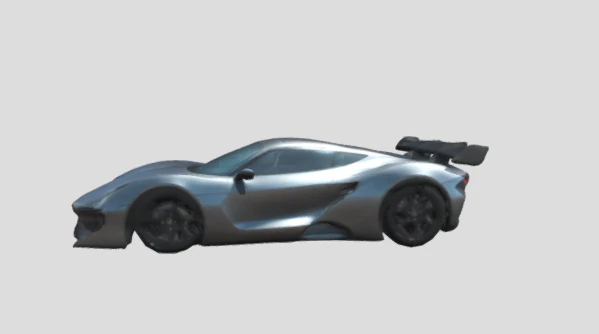 Sport Car - Sleek Design with High Detail 3D Model .c4d .max .obj .3ds .fbx .stl .blend