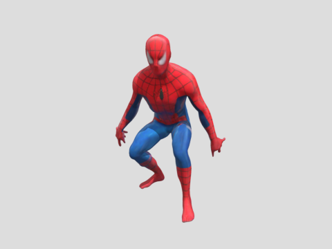 Spider Hero - High-Quality for Animation Games and Printing Modèle 3D