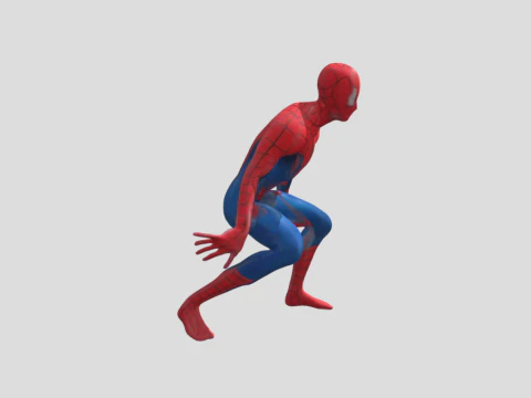 Spider Hero - High-Quality for Animation Games and Printing 3D Model