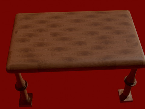 Table in Victorian style 3D Model