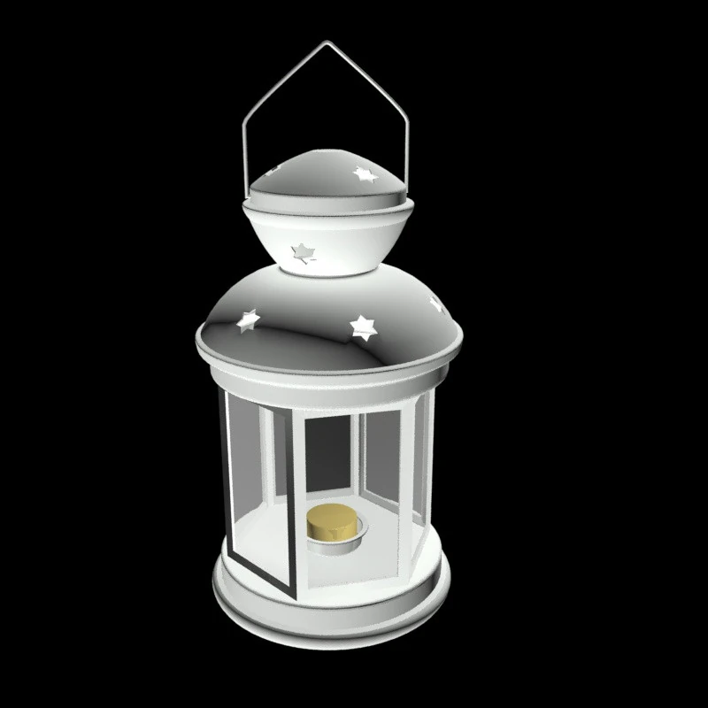 Lantern 3D Model .c4d .max .obj .3ds .fbx .stl .blend 