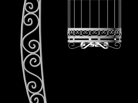 Cage Stand 3D Model