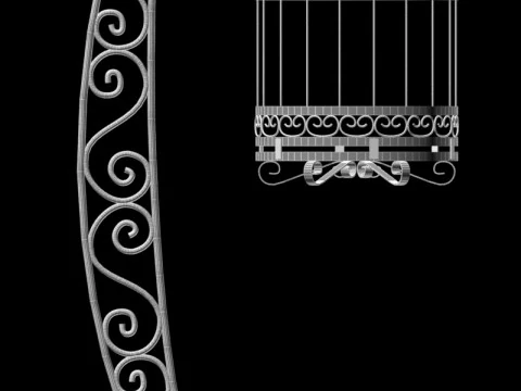 Cage Stand 3D Model