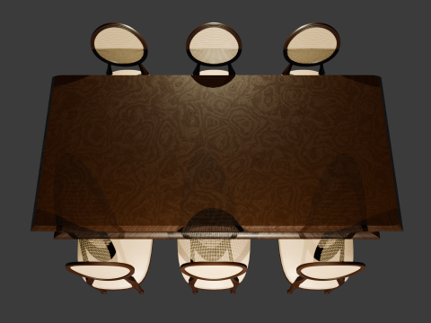 TABLE SET 3D Model