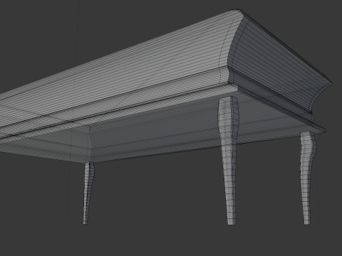 TABLE SET 3D Model