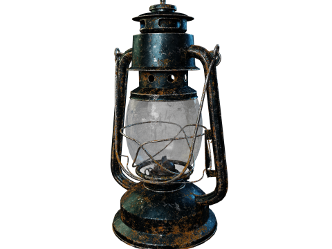 Oil Lantern 3D 模型