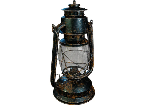 Oil Lantern 3D Model