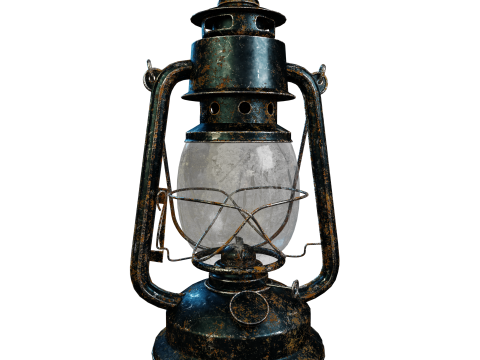 Oil Lantern 3Dモデル
