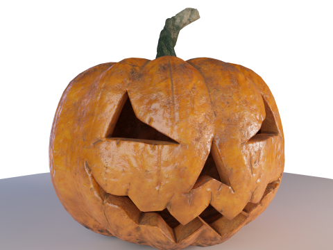 Pumpkin01 Modelo 3D