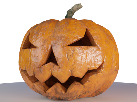 Pumpkin01 3D Model