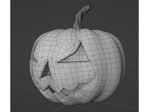 Pumpkin01 3D Model