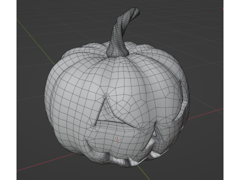 Pumpkin01 3D Model