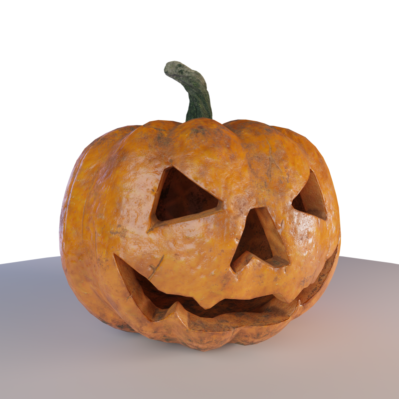 Pumpkin02 3Dモデル .c4d .max .obj .3ds .fbx .stl .blend 