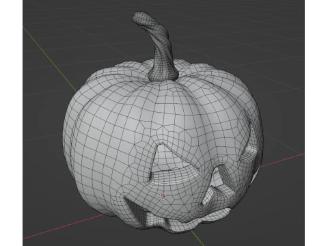 かぼちゃ02 3Dモデル