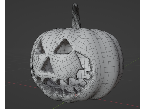 Pumpkin03 3D Model