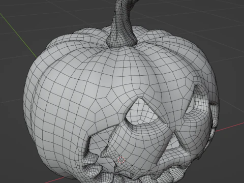 Pumpkin03 3D Model
