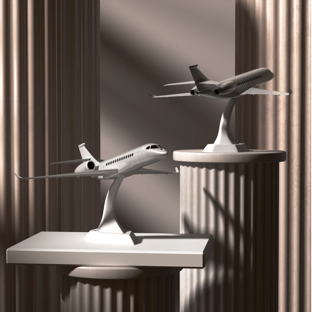 Dassault Falcon 6x for 3D Printing 3D Print Model .c4d .max .obj .3ds .fbx .stl .blend 