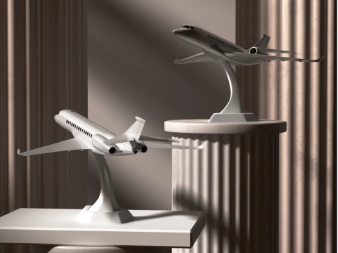 Dassault Falcon 6x for 3D Printing 3D Print Model