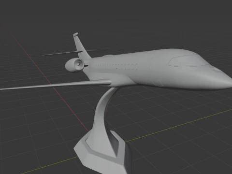 Dassault Falcon 6x for 3D Printing 3D Print Model