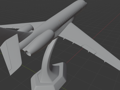 Dassault Falcon 6x for 3D Printing Modello di stampa 3D