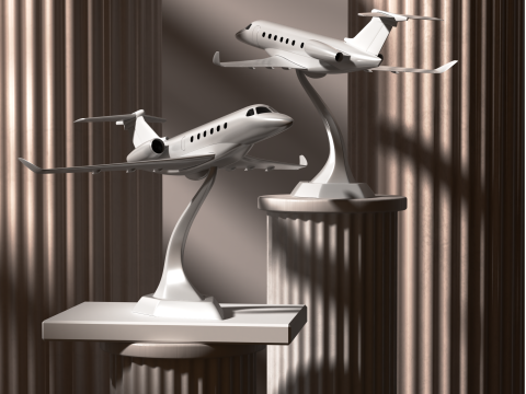 Embraer Praetor 600 3D Print Model