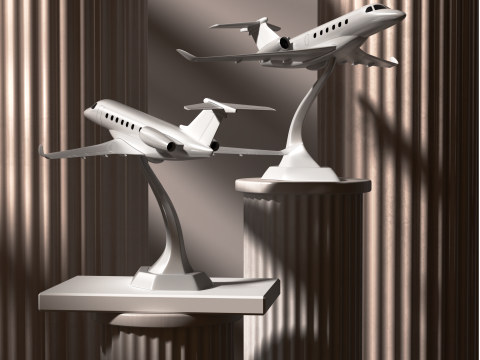 Embraer Praetor 600 3D-printmodel