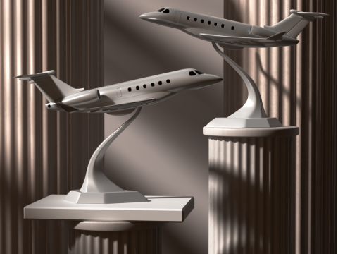 Embraer Praetor 600 3D-printmodel