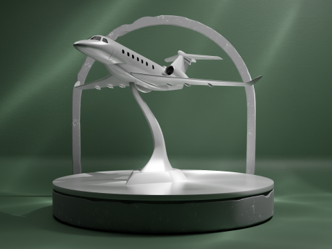 Embraer Praetor 600 3D-printmodel