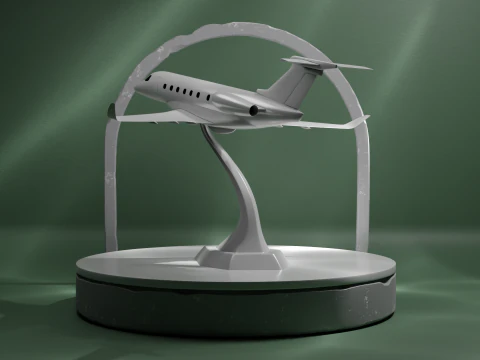 Embraer Praetor 600 3D Print Model