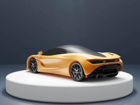 McLaren 720S Basic Model 3D Принт Модель