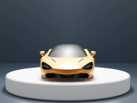 McLaren 720S Basic Model 3D Print Model