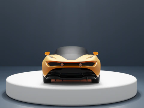 McLaren 720S Basic Model 3D Print Model