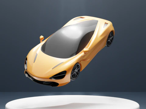 McLaren 720S Basic Model 3D Print Model